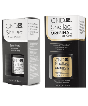 cnd shellac top and base coat