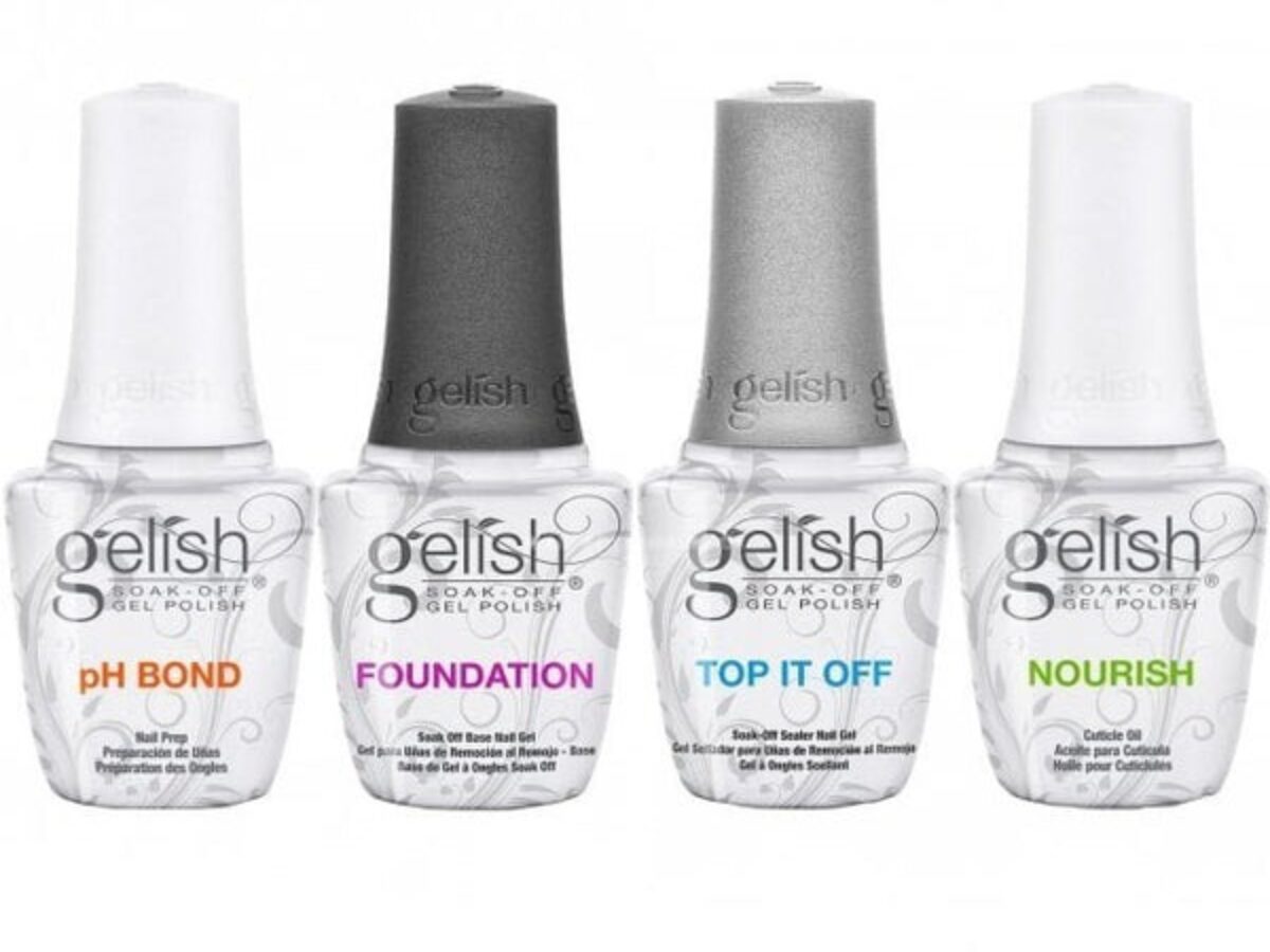 Gelish Fantastic Four Bond Top Base Nourish Coat Top and Base Coat Dual Pack
