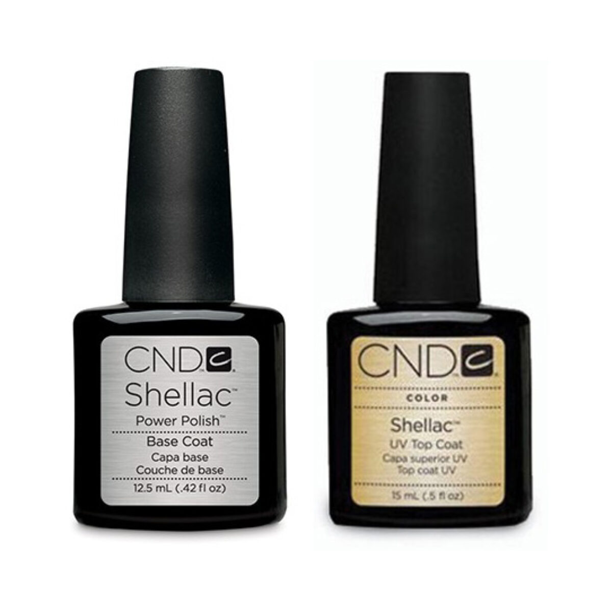 Stærk vind Milepæl Opiate CND Shellac - Base Coat 12.5ml & Top Coat 15ml COMBO - Hollywood Nails  Supply UK