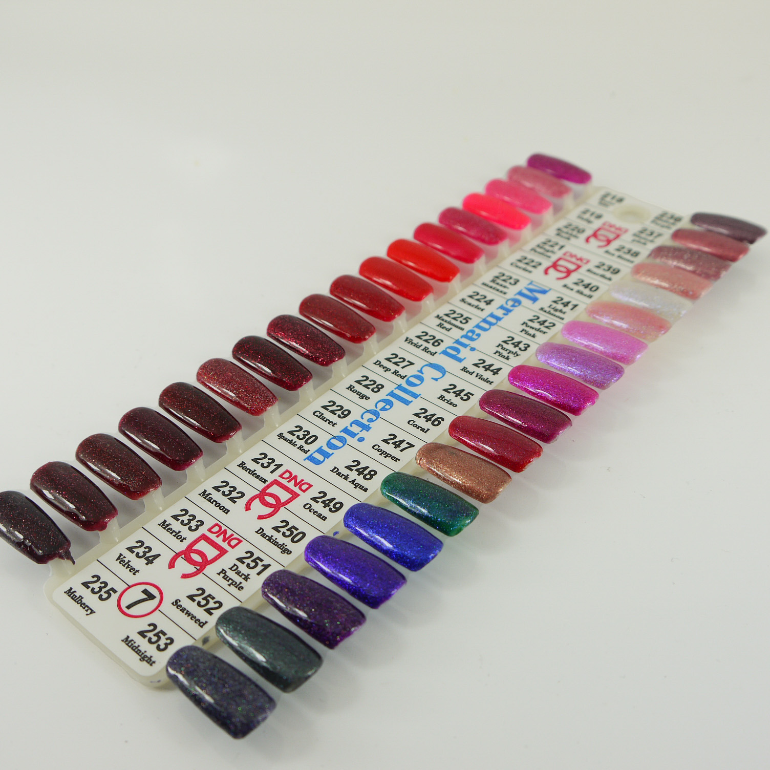 DND DC Color Swatch #1 (001-036) | Color swatch, Fun nail 
