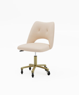 BeNoravo Pedicure Stool - Nude/Gold