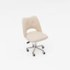 BeNoravo Pedicure Stool - Nude/Silver