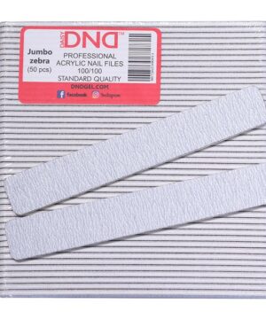 DND Nail Files - Jumbo Zebra 100/80 - 50pcs