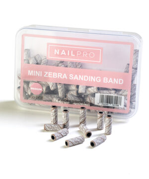 Nail PRO - Mini Zebra Sanding band - Medium 100pcs