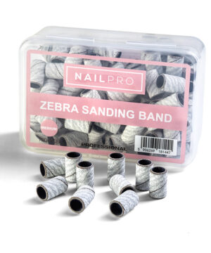 Nail PRO -  Zebra Sanding band - Medium 100pcs