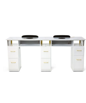 Nail Pro - Manicure Table - Twin - Gold