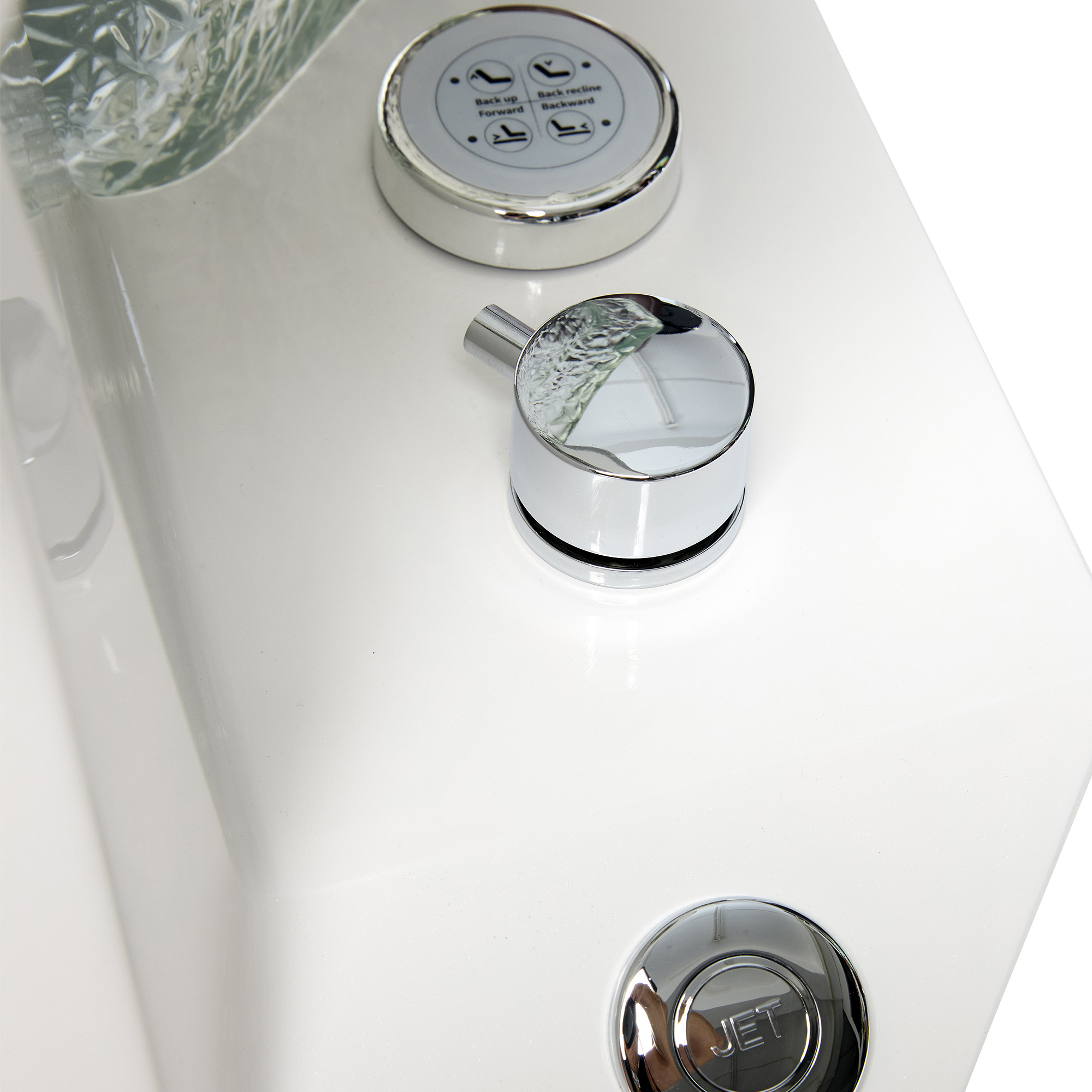 Luxury Smart Pedicure Spa Chair with Massage - Brown - Image 4