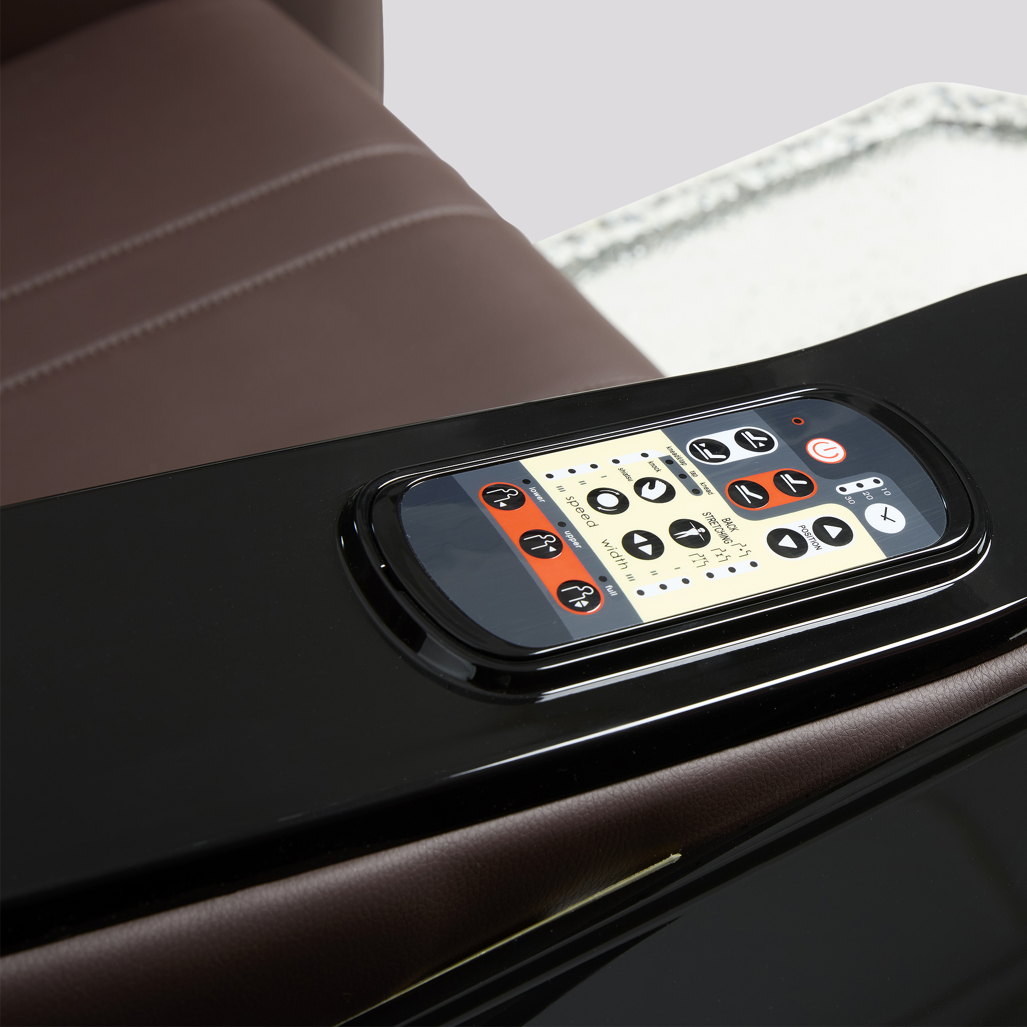 Luxury Smart Pedicure Spa Chair with Massage - Brown - Image 3