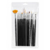 Nail Art Brush Set - Black