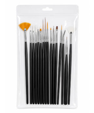 Nail Art Brush Set - Black