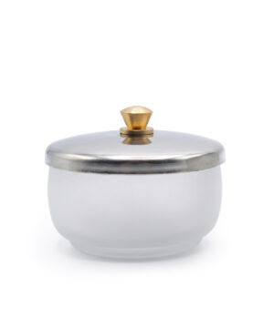 Glass Dappen Dish Jar with lid - Small