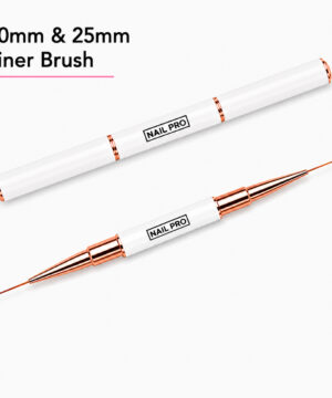 Nail Pro - 20mm & 25mm Liner - Double Brush