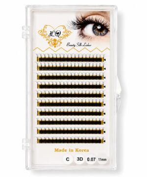 Beauty Soft Premade Volume Fans - C Curl 3D 0.07mm