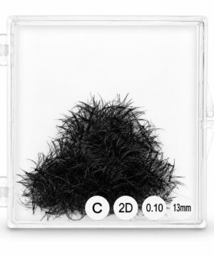 Loose Eyelash Extension Fibres - C Curl 2D