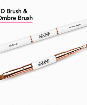 Nail Pro - 3D & Ombre - Double Brush