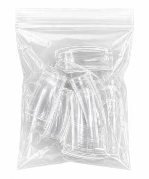 Toe Acrylic Tips - Clear - Pack of 50