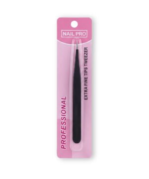 Nail Pro - Straight Fine Tip Tweezers