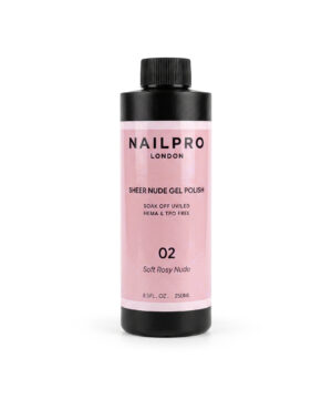 Nail Pro - Gel Polish 250ml - TPO Free - 02 Soft Rosy Nude