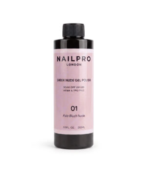Nail Pro - Gel Polish 250ml - TPO Free - 01 Pale Blush Nude