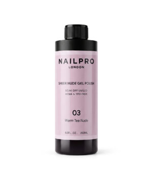 Nail Pro - Gel Polish 250ml - TPO Free - 03 - Warm Tea Nude