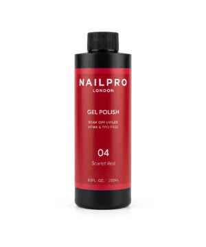 Nail Pro - Gel Polish 250ml - TPO Free - 04 Scarlet
