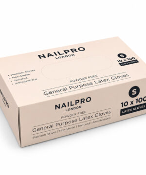 Nail Pro Powder Free Latex Gloves - 100pcs